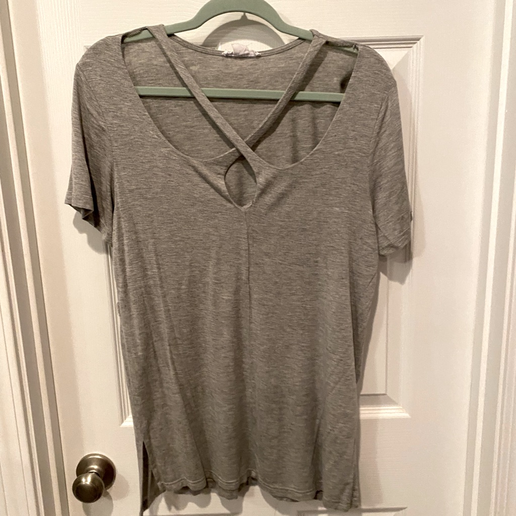 Gray Blouse.